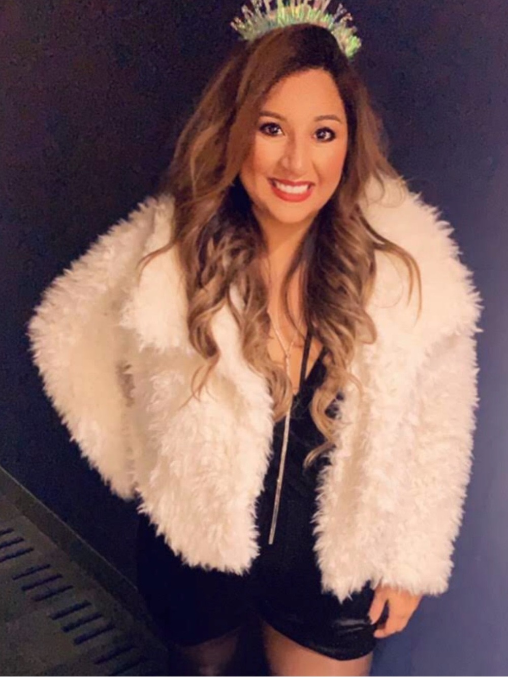 wild fable Plush Cream Teddy Jacket - Short Faux-Fur Coat